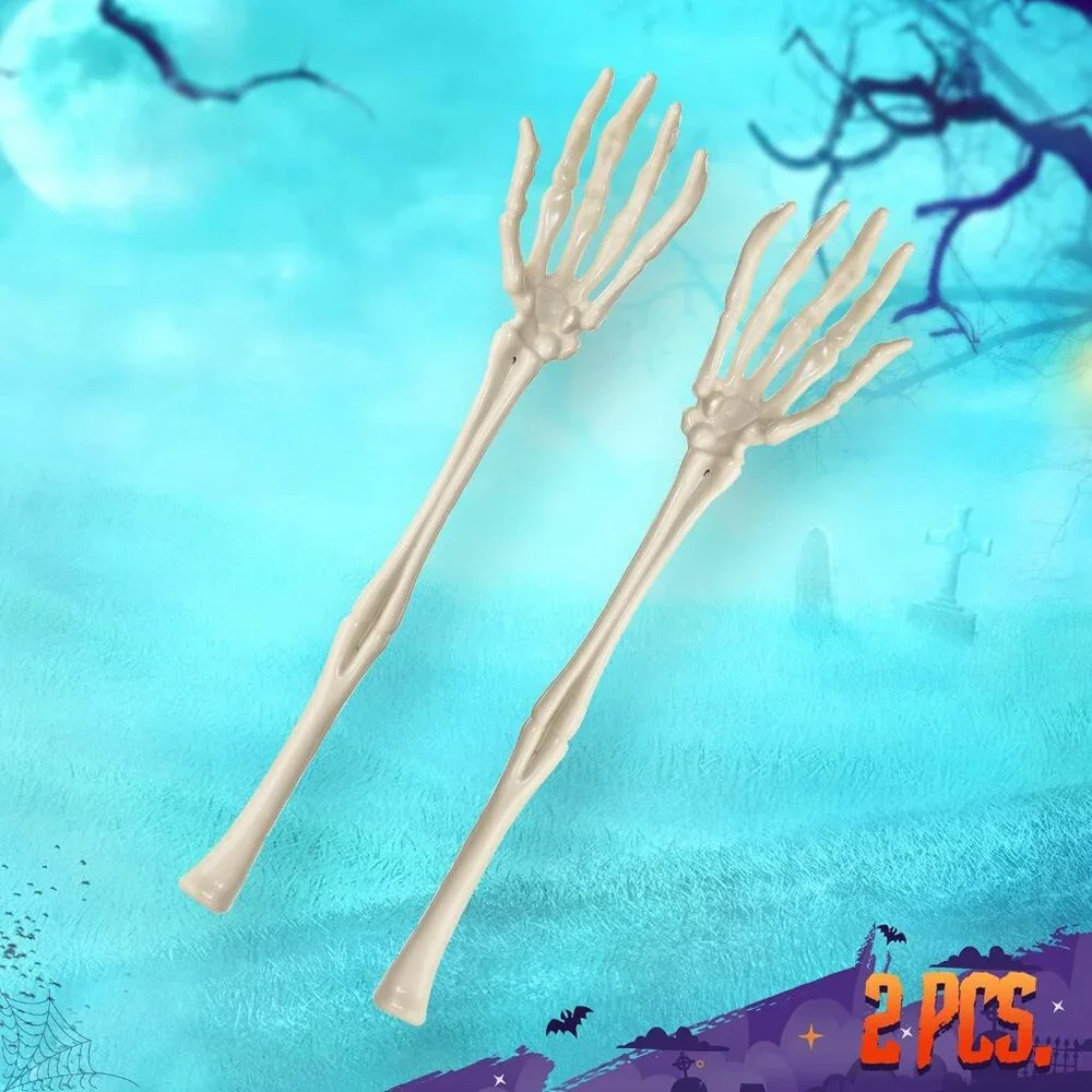 Skeleton Arms & Hands Halloween Party Serving Tongs Food Table Décor One Pair